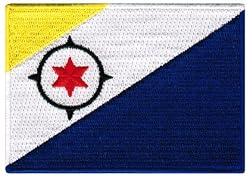 Bonaire Flag Embroidered Patch Caribbean Iron-On National Emblem