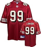 Manny Lawson San Francisco 49ers Red NFL Replica Jersey