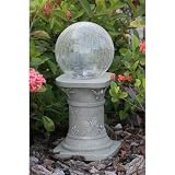 Smart Solar 3560MRM1 Chameleon Solar Crack LED Glass Gazing Ball