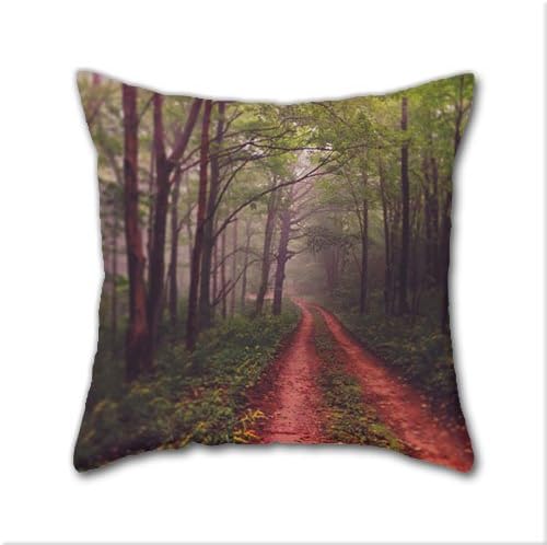 Stay Wild DIY Decorative Pillow Cases,Natural Cotton Square Throw Pillow Case Cushion Cover,18 x 18 Inch(45cm x 45cm)