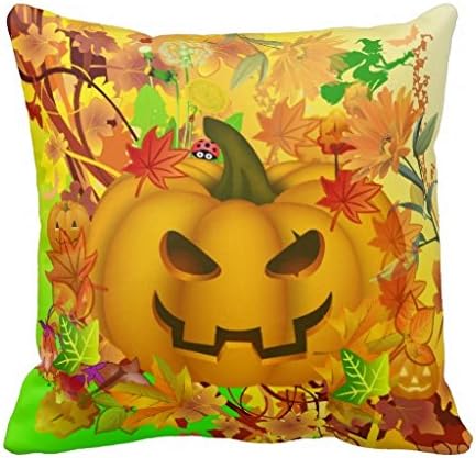 Abstract Halloween Pumpkin Pillow Case