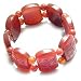 Tibetan Mantra Magic, Good Luck and Protection Carnelian Bracelet