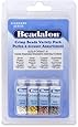 Beadalon Crimp Bead Variety Pack #1 Nickel Free Silver, Gold, Copper, Gunmetal 600 Piece