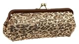 La Regale Sequin Leopard Clutch