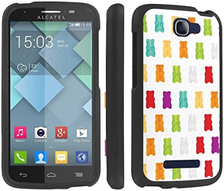 Skinguardz Alcatel One Touch Fierce 2 7040T (White Gummy Bear) Designer Hard Protector Case