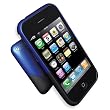 iFrogz iPhone 3G and 3GS Soft Touch Crystal Case Luxe - Blue/Black