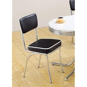 RETRO CHROME CHAIRS SET OF 4 from Retro Kitchen Products