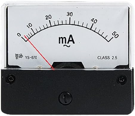 AC 50mA Current Range Analog Panel Meter Ammeter YS-670