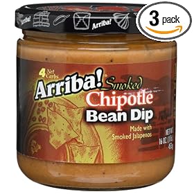 Arriba! Smoked Chipotle Bean Dip, 16-Ounce Jars (Pack of 3) by 