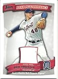 Rick Porcello 2010 Topps Peak Performance Relics Jersey Card #RP Detroit Tigers