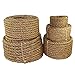 SGT KNOTS Twisted Manila Rope - Natural 3 Strand Fiber Hemp Rope for Indoor and Outdoor Use - Multipurpose Manila Rope for Crafts, DIY Projects, Home Decorating, Climbing - 1 in x 50 ft