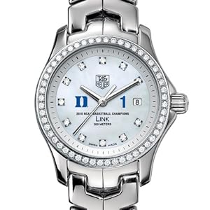 Duke University Women's TAG Heuer Link Watch with Diamond Bezel - Champs