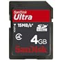 SanDisk SDHC Ultra 4 GB Speicherkarte und 10 Euro Gutschein f�r Online-Fotoservice - exklusiv bei Amazon.de