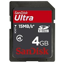 SanDisk SecureDigital Ultra II Card SDHC 4 GB