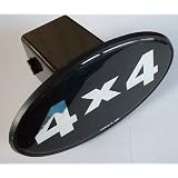 4 x 4 Trailer Hitch Cover Receiver Plug for Cars, Trucks, SUVs 