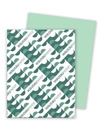 Wausau Exact Premium Heavy Duty Paper, 24 lb, 8.5 x 11 Inches, Pastel Green, 500 Sheets (62341)