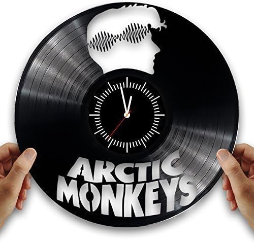 Arctic monkeys wall clock from vinyl record. Rock band art. Modern, minimalistic clock for your interior.