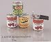 Reutter Porcelain Miniature Cans and Opener
