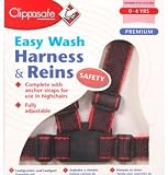 Clippasafe Easy Wash Harness -Navy/Red