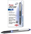 Pentel OH! Gel Retractable Gel Pen, Medium Line, Blue Ink, Box of 12 (K497-C)