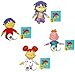 Sid the Science Kid Plush Set of 4 Includes: Sid , Gabriela , Gerald & May