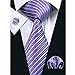 CAOFENVOO Men's Silk Tie Necktie set