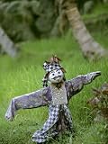Village Scarecrow, Rice Fields, Near Tegallalan, Bali, Indonesia Photographic Poster Print by John & Lisa Merrill, 24x32