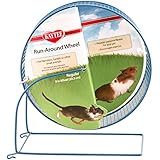 Kaytee Run-Around Regular Exercise Wheel, 8-Inch, Colors Vary