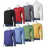 Name Brand Ladies Ribbed Long Sleeve T-Shirt