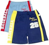 Infant Boys' Baseball Shorts with Embroidery and Applique