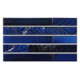 手造りボーダー うず潮 Ｎｏ．５ＭＩＸ ブルー １２本セット