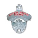 Wall Mounted Open Here Starr X Bottle Opener Bar