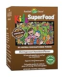 Amazing Grass Kidz Superfood, All Natural Chocolate Drink Powder, 15 Count Packets