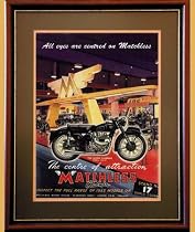 Matchless Clubman 500 Twin, Classic Motorcycle Advertising Posters