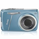 Kodak M550 12MP Wide Angle Digital Camera - Blue, Purple, Tan