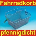 Filmer Korb de Luxe hinten - pfennigdicht, mit Trageb�gel