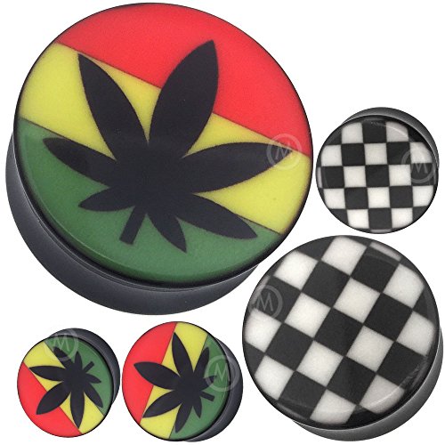 00g ear gauges and tunnels stretching kit plugs gauges Steel MoDTanOiz Flesh tunnels 9/16 14mm