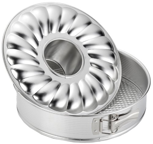Zenker 3325 Springform 2 Böden Weißblech 28cm 