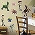 RoomMates RMK1428SCS Toy Story  Peel & Stick Wall Decals Glo-in Dark, 34 Count
