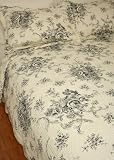 Ballard French Country Black Toile King Quilt