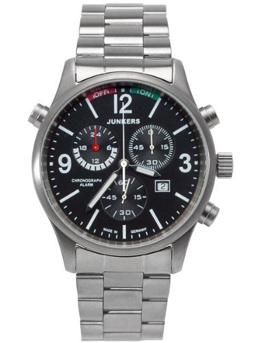 Junkers G-38 Alarm, Chronograph Titanium Watch 6296M-2 Junkers G-38 Alarm, Chronograph Titanium Watch 6296M-2
