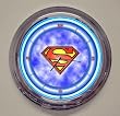 Superman Neon Clock 15 Inches
