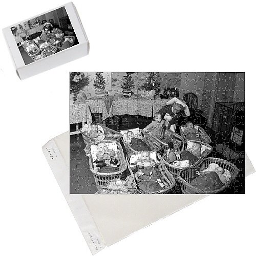 Jigsaw Puzzle of Babies in cots from Mirror Photos