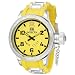 Invicta Men's Russian Diver Collection Diamond Yellow Rubber Watch #4343