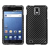 Racing Fiber 2D Silver Hard Protector Case Cover For Samsung Infuse 4G