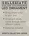 Topperscot by Boelter Brands NCAA LED Color Changing Ball Ornament