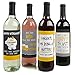 Retirement Party - Wine Bottle Labels - Set of 4