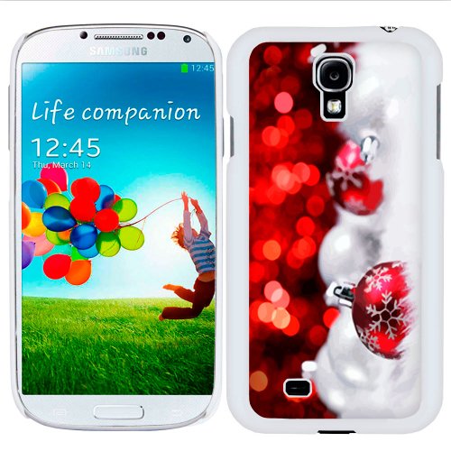 Samsung Galaxy S4 Christmas Red Ball Art Case