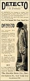 1923 Ad Jacobs Detecto Bathroom Weight Scale Pound Lady 13a Hudson St NY - Original Print Ad