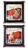Uttermost 50774 Bath Oil and Perfume Fine Art Oil Reproduction Set